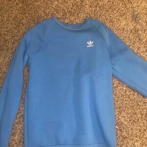 Blue Adidas Crewneck Sweatshirt Small